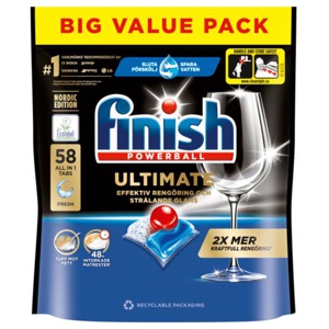 Finish Ultimate All in 1 58 st produkt bild
