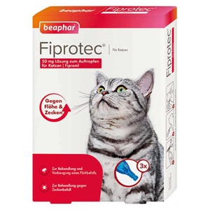 Fiprotec 50 mg Lösung zum Auftropfen für Katzen Produktbild