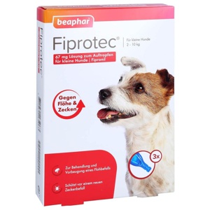 Fiprotec 67 mg Lösung zum Auftragen für kleine Hunde 3X0.67 ml Tropfen Produktbild