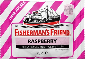 Fisherman's Friend Raspberry ohne Zucker Produktbild