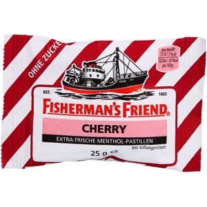 FISHERMANS FRIEND Cherry ohne Zucker Pastillen Produktbild
