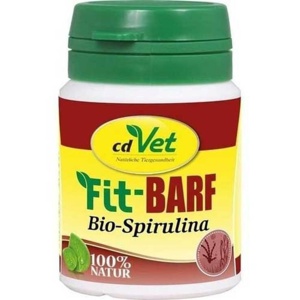 Fit-Barf Bio-Spirulina Pulver für Hunde und Katzen, 36 g Pulver Produktbild