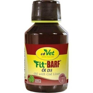 Fit Barf Öl D3 vet. (für Tiere), 100 ml Öl Produktbild