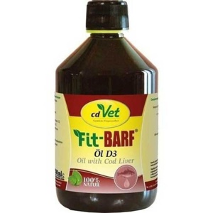 Fit Barf Öl D3 vet. (für Tiere), 500 ml Öl Produktbild