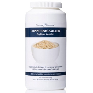 Fitness Pharma Loppefrøskaller Psyllium • 225 kap. produktbillede