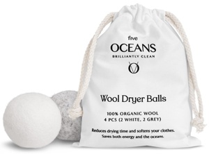 Five Oceans Wool Dryer Balls 4pcs produktbillede