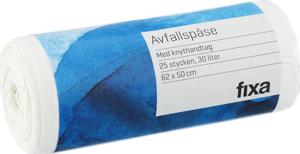 Fixa Avfallspåse 30L vit 25 st produkt bild