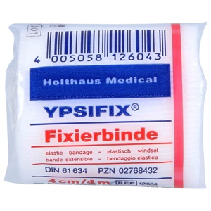 Fixierbinde Ypsifix elastisch 4 cm x 4 m i.Zellglas, 1 St Binden Produktbild