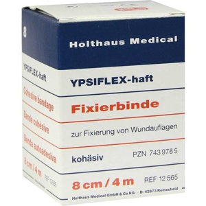 FIXIERBINDE YPSIFLEX haft 8 cmx4 m Produktbild