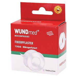 FIXIERPFLASTER 2,5 cmx5 m transparent Produktbild
