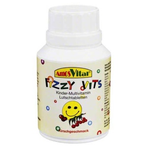 FIZZY VITS Kindervitamine AmosVital Lutschtabl. Produktbild