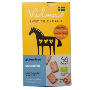 Fjällbergets Bageri Vilmas Kex Eko, Sesam, 90 g produkt bild