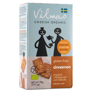 Fjällbergets Bageri Vilmas Kiks Øko Kanel 90 g produktbillede