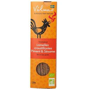 Fjällbergets Bageri Vilmas Knäckesticks, Chili & Sesam, 120 g produkt bild