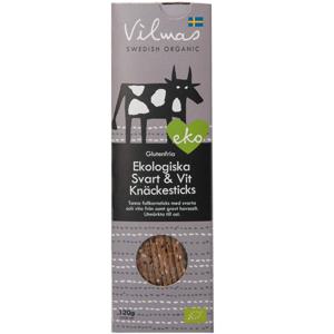 Fjällbergets Bageri Vilmas Knäckesticks, Svart & Vit, 120 g produkt bild