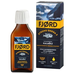 Fjord Strong Omega-3 kalaõli 100 ml toote pilt