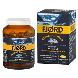 Fjord Strong Omega-3 kalaõli kapslid N80 toote pilt