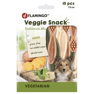 Flamingo Veggie Zahnbürste Mix Produktbild