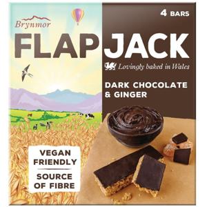Flapjack Multipack Dark Chocolate & Ginger 40 g x 4 produkt bild