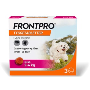 Frontpro Hund Tyggetablet 2-4kg produktbillede