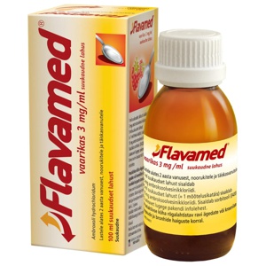Flavamed vaarikas suukaudne lahus 3mg 1ml 100ml n1 toote pilt