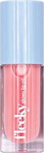 Fleeky Glowy Lip Oil - Intense Care with Lustrous Shine Peach Pink (5 ml) produkt bild