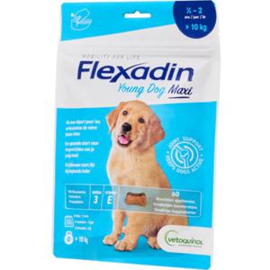 Flexadin Young Dog Maxi Tuggtabletter för hundar 60 st produkt bild