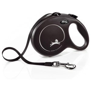 Flexi New Classic båndline L, sort - 8 m produktbillede
