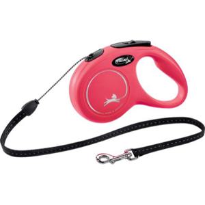Flexi New Classic Cord Röd - S - 5m produkt bild
