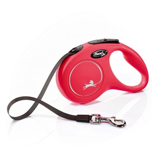 flexi New Classic Gurt-Leine rot, 5 m Produktbild