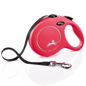 flexi New Classic webbing leash L red, 8 m product image