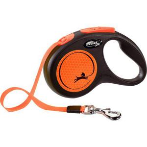 Flexi New NEON bånd S 5M 15KG black/neon orange produkt bild
