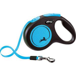 Flexi New Neon Medium 5 m band (Blå) produkt bild