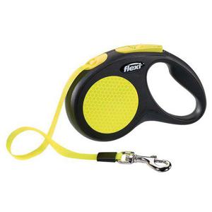 Flexi New Neon Small 5 m Band/15 kg (Gul) produkt bild