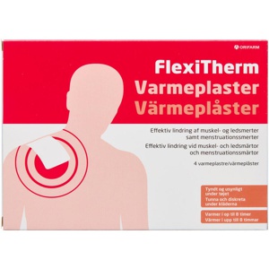 Flexitherm Varmeplaster 4 stk produktbillede