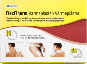 FlexiTherm Värmeplåster 4 st produkt bild