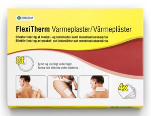 FlexiTherm Värmeplåster 4 st produkt bild