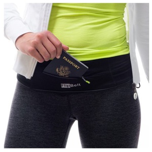 FlipBelt Zipper Belt Black produktbillede