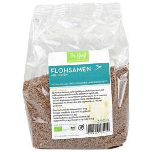 Flohsamen Bio, 300 g n.v. Produktbild