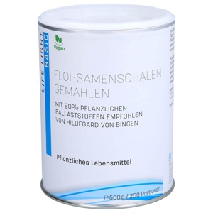 FLOHSAMENSCHALEN gemahlen Pulver 500 g Pulver Produktbild