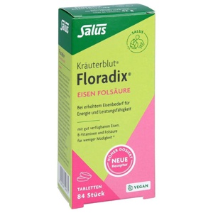 FLORADIX Eisen Folsäure Tabletten Produktbild