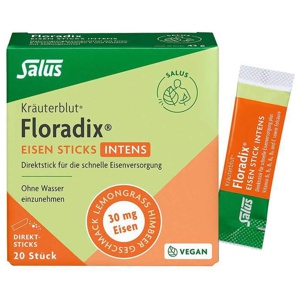 FLORADIX Eisen Sticks intens Pulver Produktbild