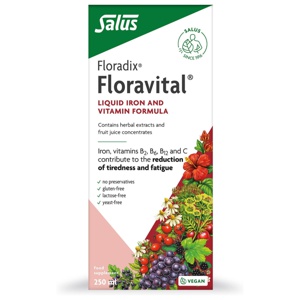 Floradix Floravital Liquid Iron & Vitamin Formula 250ml product image