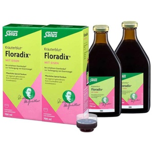 Floradix mit Eisen Flüssigkeit zum Einnehmen, 2x700 ml Lösung zum Einnehmen Produktbild