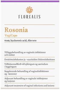Florealis Rosonia VagiCaps Vaginala kapslar 10 st produkt bild