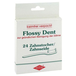 FLOSSY DENT Zahnseide/Zahnstocher Produktbild