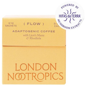 Flow Adaptogenic Coffee With Lion's Mane and Rhodiola - 12 Sachets - London Nootropics product image