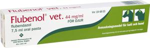 Flubenol vet., oral pasta 44 mg/ml 7,5 ml produkt bild
