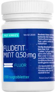 Fludent Mint, sugtablett 0,5 mg, 200 st produkt bild