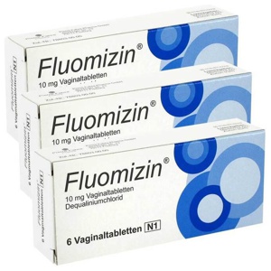 Fluomizin 10 mg Vaginaltabletten, 3x6 St Vaginaltabletten Produktbild